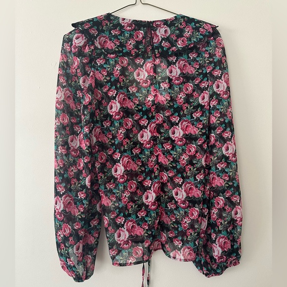 Zara floral printed blouse - Picture 3 of 3